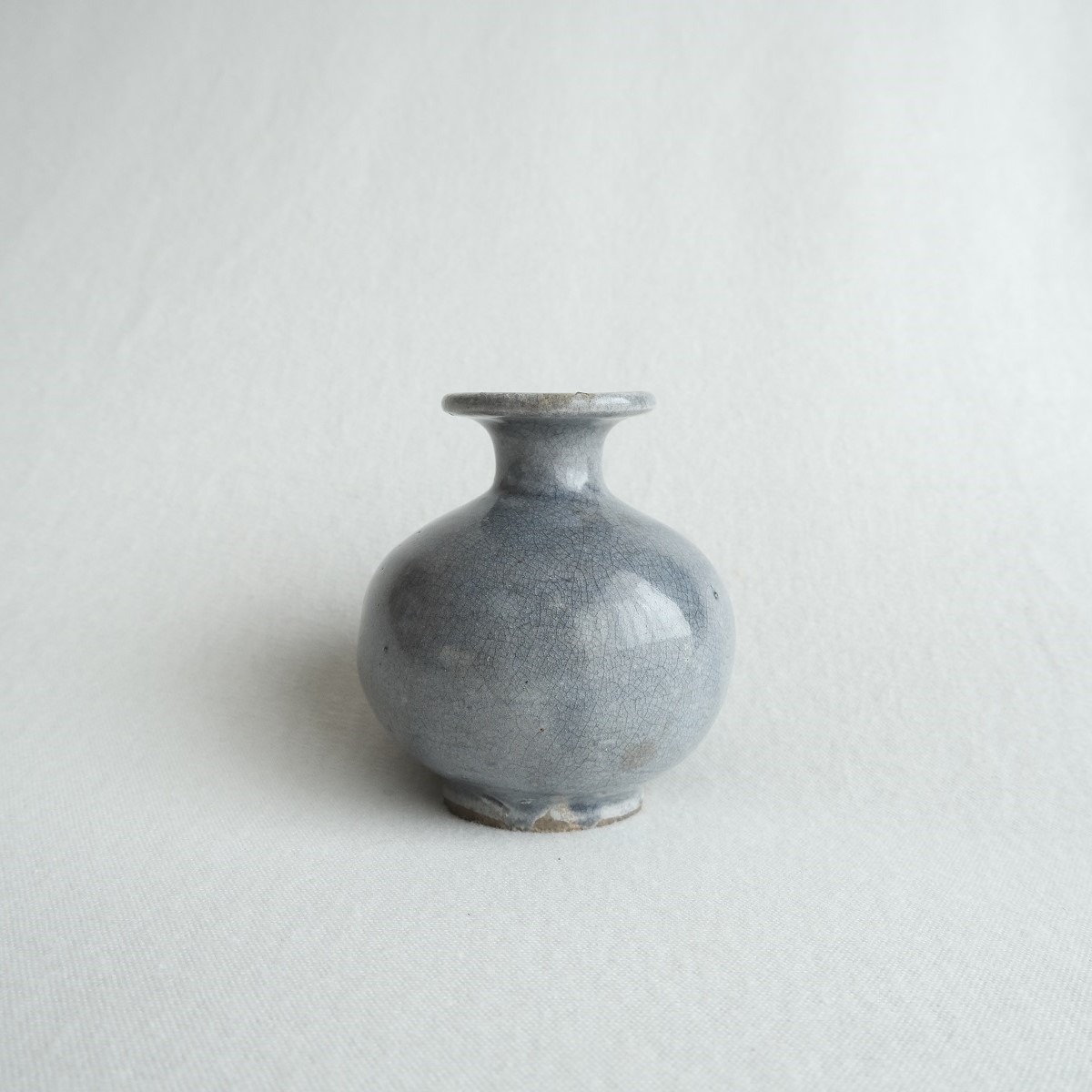 アンティーク仏壇用花瓶　瑠璃釉　骨董 アンティーク仏壇用花瓶 瑠璃釉 骨董